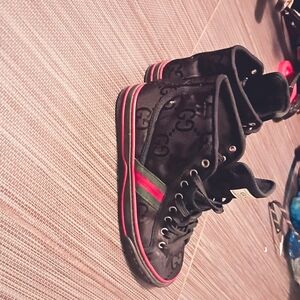 Gucci Black High-Top Sneakers